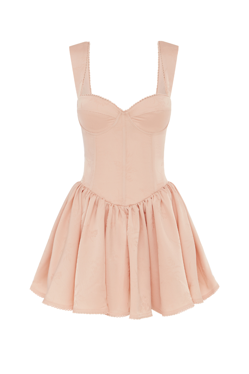 JOELLE MINI DRESS - MUSK - 1_e1642070-44ff-4a95-a3d1-d1836197c765