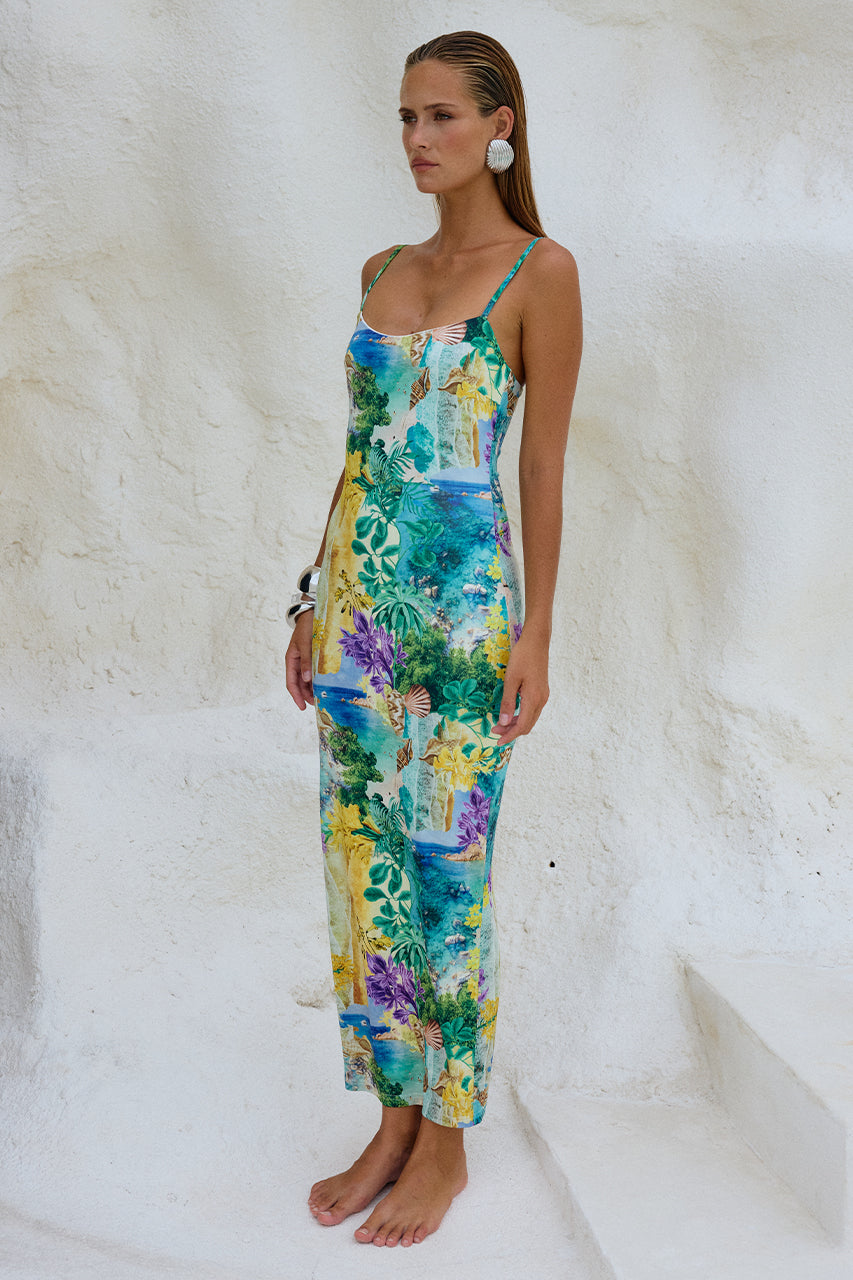 DEIA MIDI DRESS - ESME PRINT - 240416_RUNAWAYTHELABEL_WATERSTUDIO95979