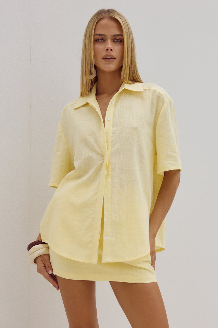 ADELYN SHIRT - LEMON XXL - ADELYN-SHIRT-LEMON-x-ADELYN-MINI-SKIRT-LEMON-_5