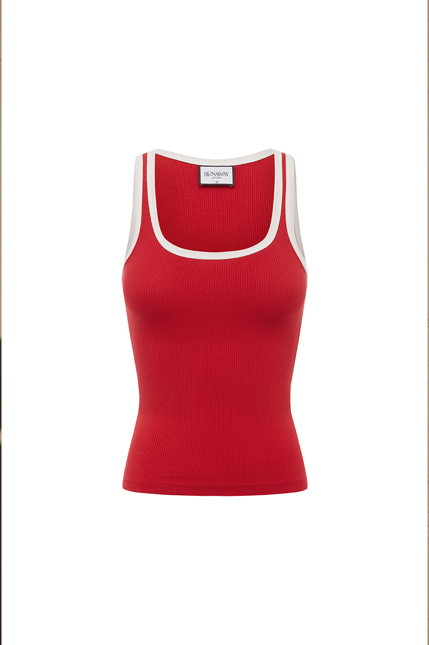 ANGELO TANK - CHERRY RED - ANGELO-TANK-CHERRY-RED