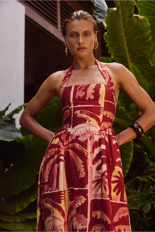 ARLO MIDI DRESS - ARLO PRINT - ARLOMIDIDRESSARLOPRINT