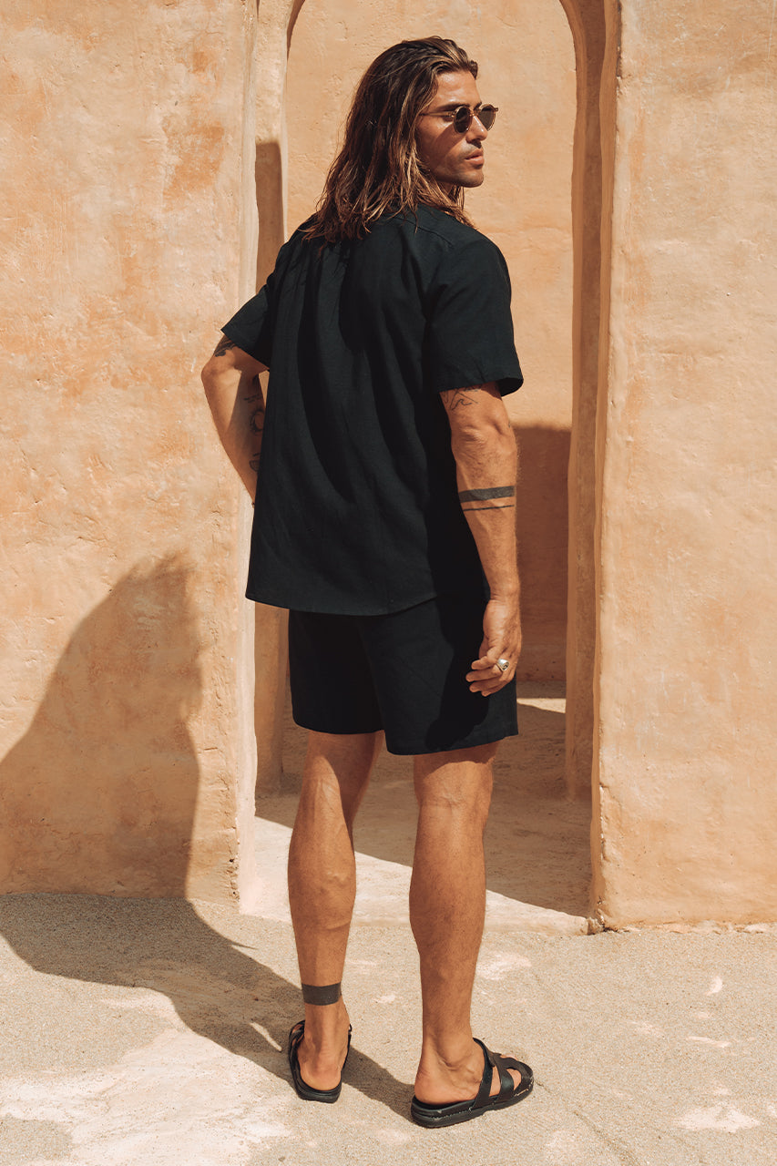 ARMANDO SHIRT - BLACK - ARMANDO-SHIRT-BLACK-x-LUKE-SHORT-BLACK