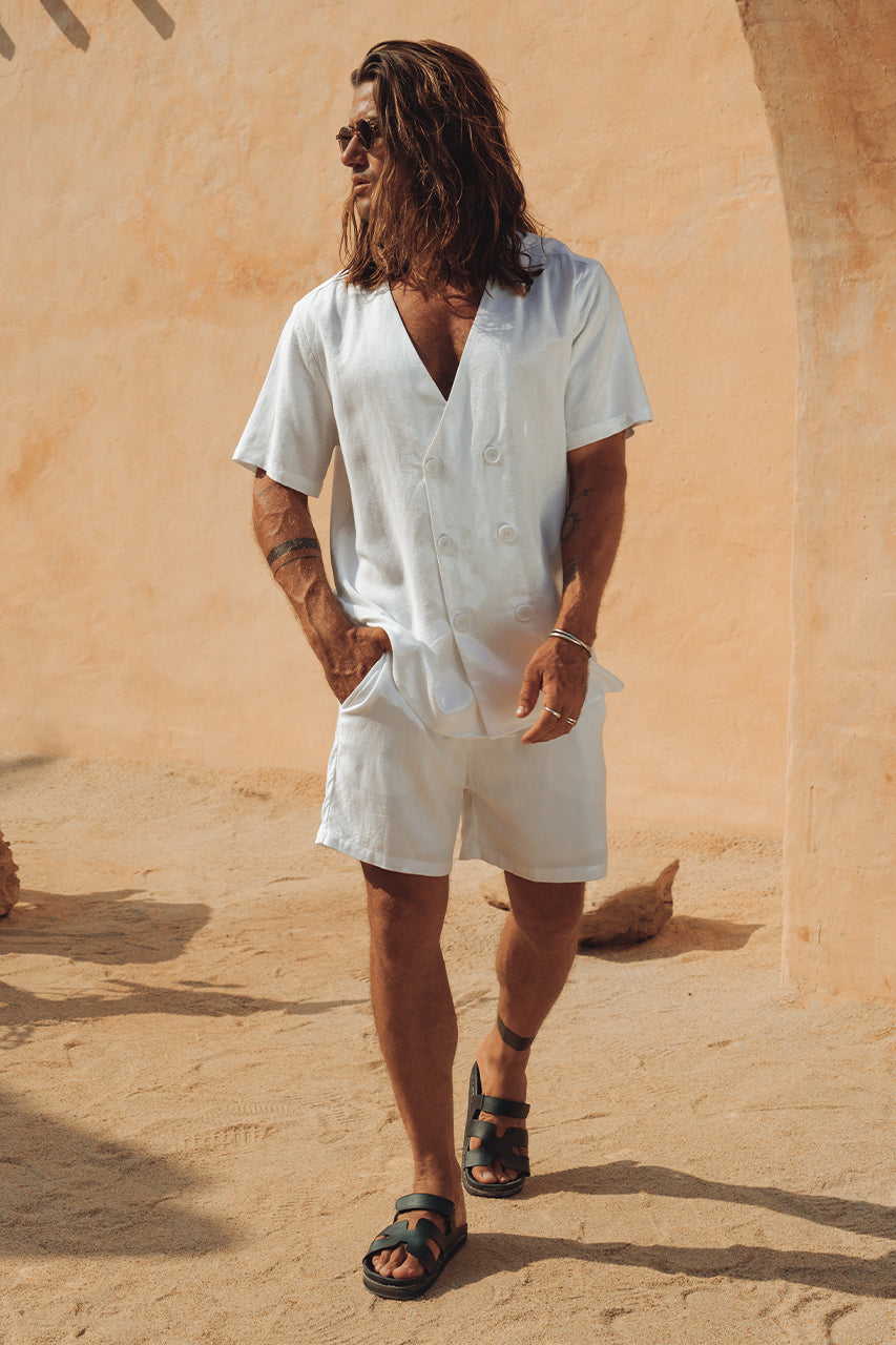ARMANDO SHIRT - WHITE - ARMANDO-SHIRT-WHITE-x-LUKE-SHORT-WHITE-_2