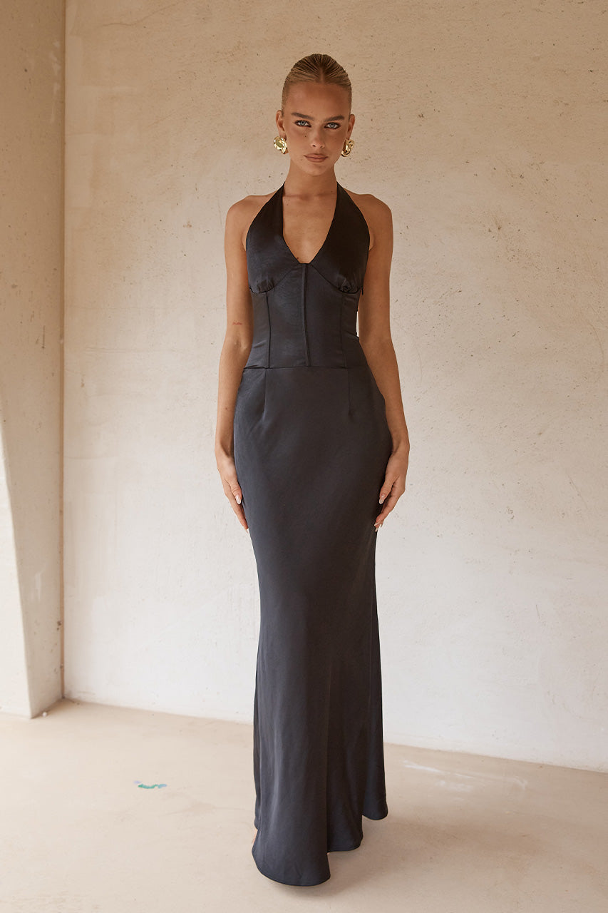 ASADA MAXI DRESS - BLACK XXL - ASADAMAXIDRESSBLACK_3