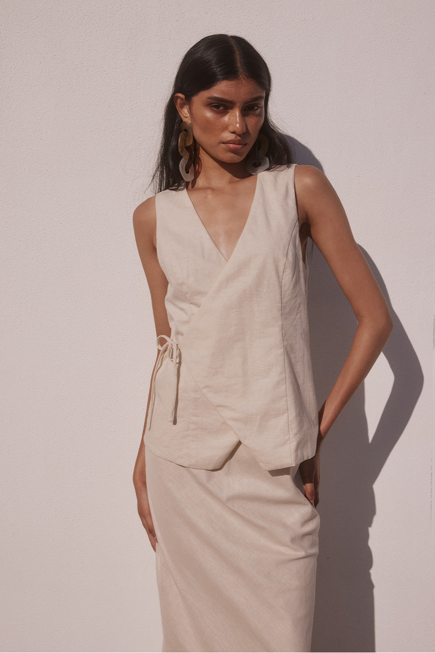 ASCEND VEST - SAND XXL - ASCENDVESTXTILLYMAXISKIRT-SAND_3