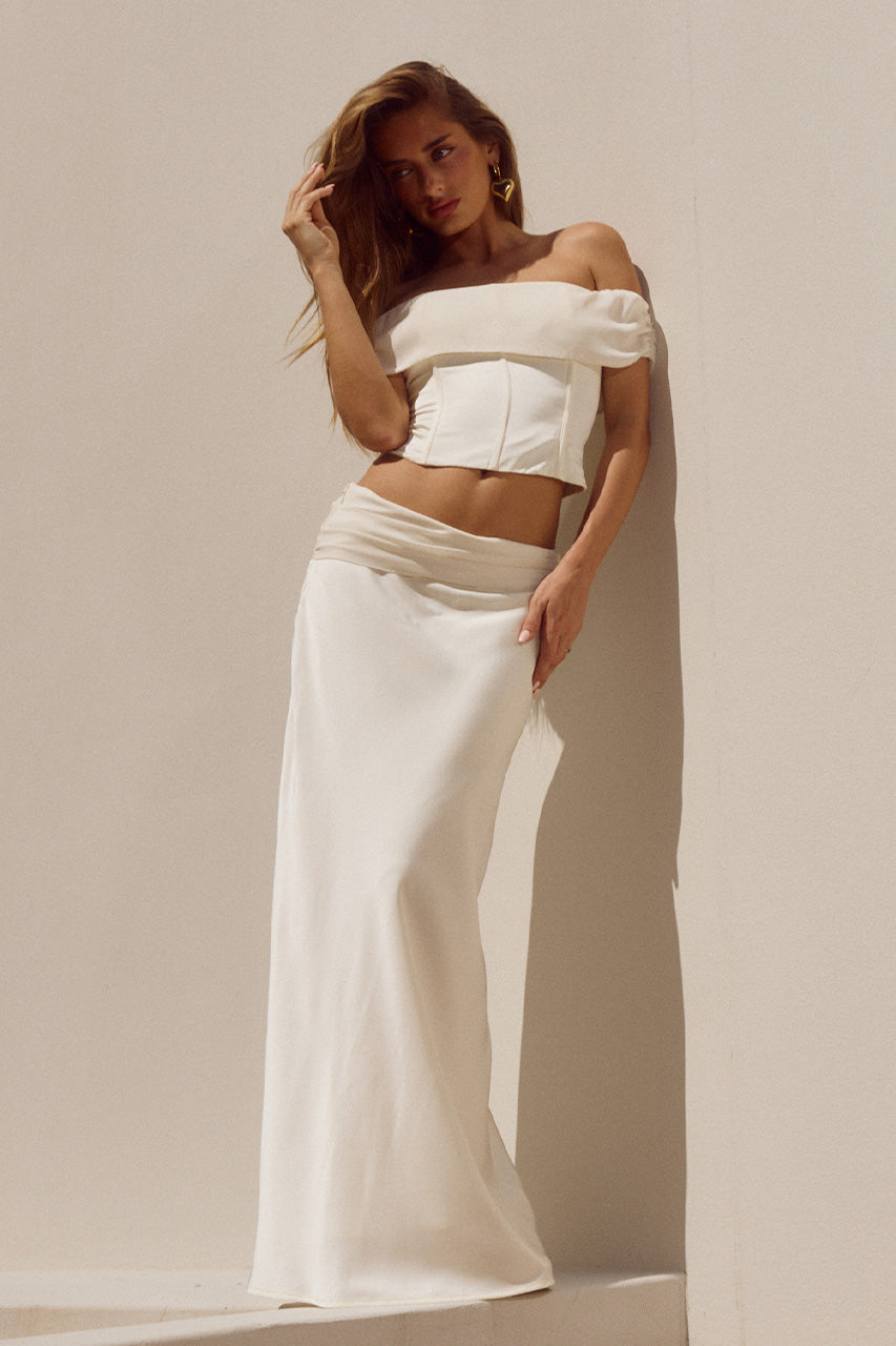 AUDRINA MAXI SKIRT - IVORY - AUDRINATOPIVORYxAUDRINAMAXISKIRTIVORY_8