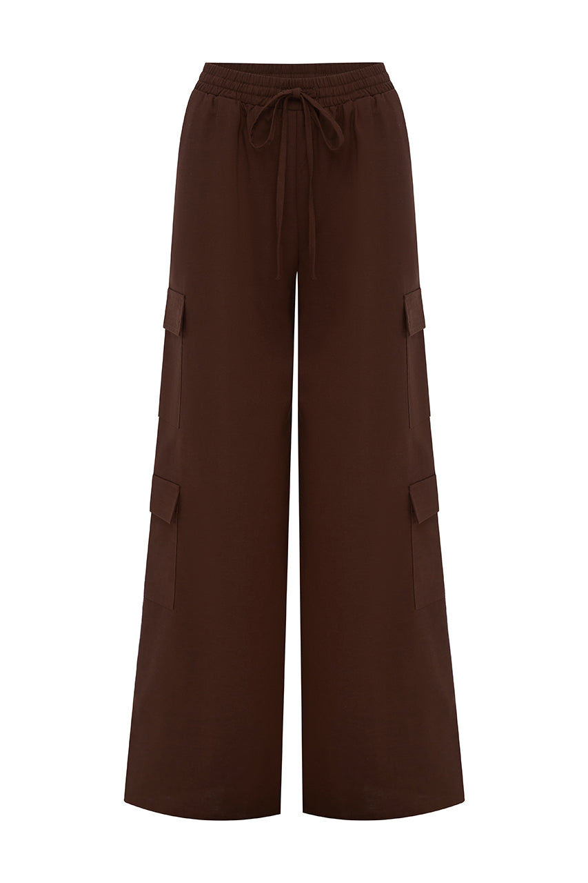 BRYDIE PANT - CHOCOLATE - BRYDIE-PANT-CHOCOLATE