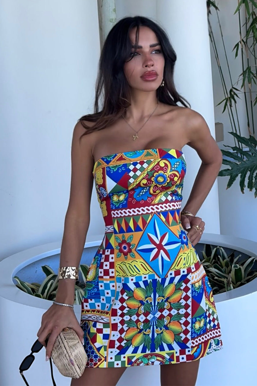 CLEMENTINE MINI DRESS - PHAEDRA PRINT - CLEMENTINEMINIDRESS-PHAEDRAPRINT2