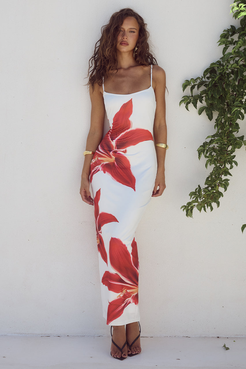 DEIA MIDI DRESS - CRIMSON LILY XXL - DEIA-MIDI-RESS---CRIMSON-LILY-_3