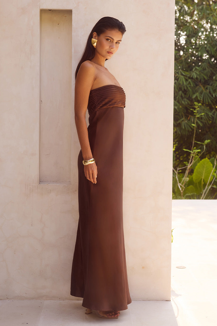 ELSA MAXI DRESS - CHOCOLATE - ELSAMAXIDRESSCHOCOLATE_7