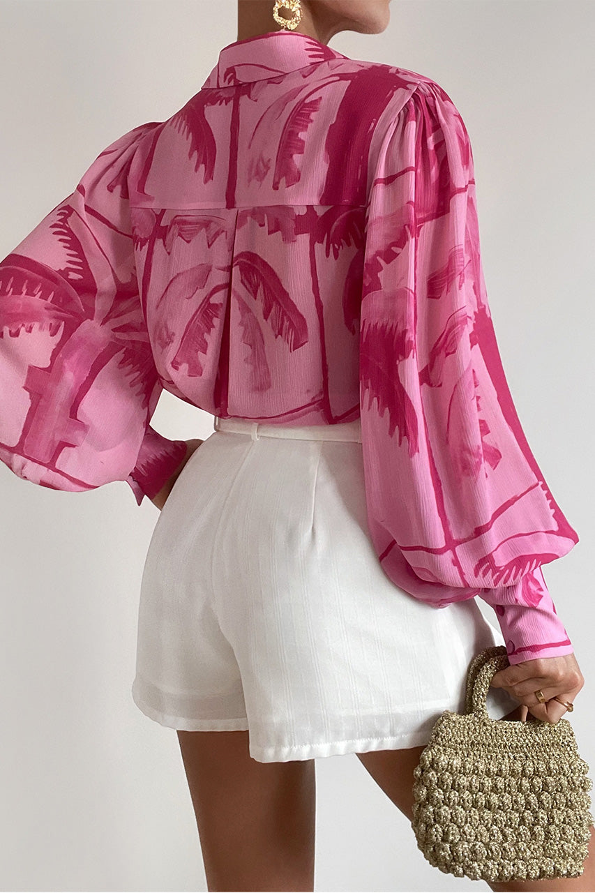 FLEETWOOD BLOUSE - ARLO PINK - FLEETWOODBLOUSEARLOPRINTPINK1
