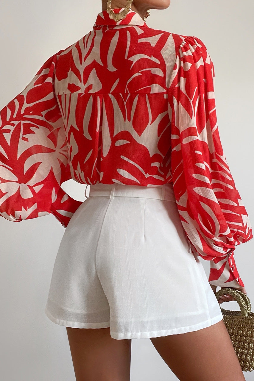 FLEETWOOD BLOUSE - MATELO RED - FLEETWOODBLOUSEMATELOPRINTRED1