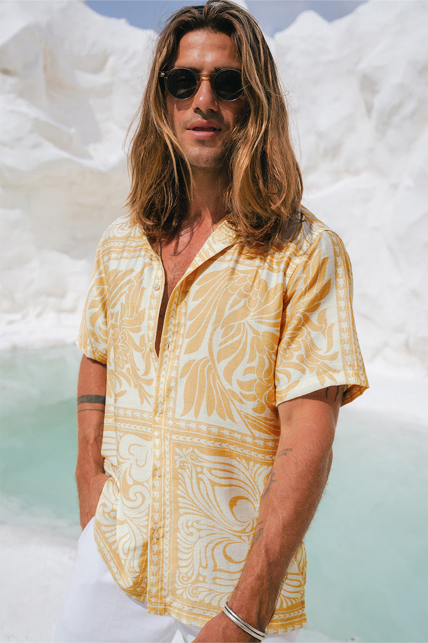 HAVANNA SHIRT - TAN/WHITE - HAVANASHORTSLEEVETANWHITE_3_3f1b8485-3d7e-4b2f-b1a9-2238e8f67399