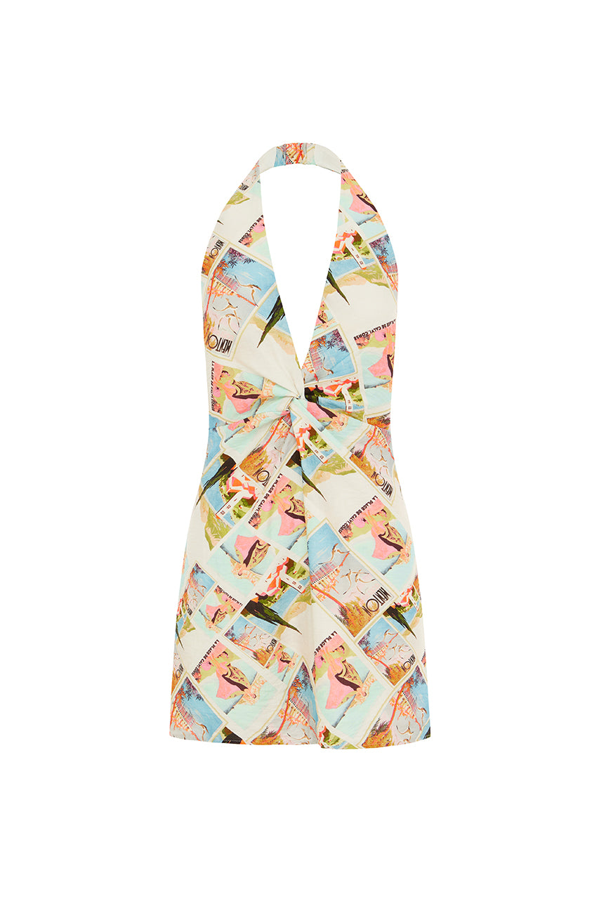 HOLLY MINI DRESS - VACAY AQUA - HOLLY-MINI-DRESS-VACAY-AQUA