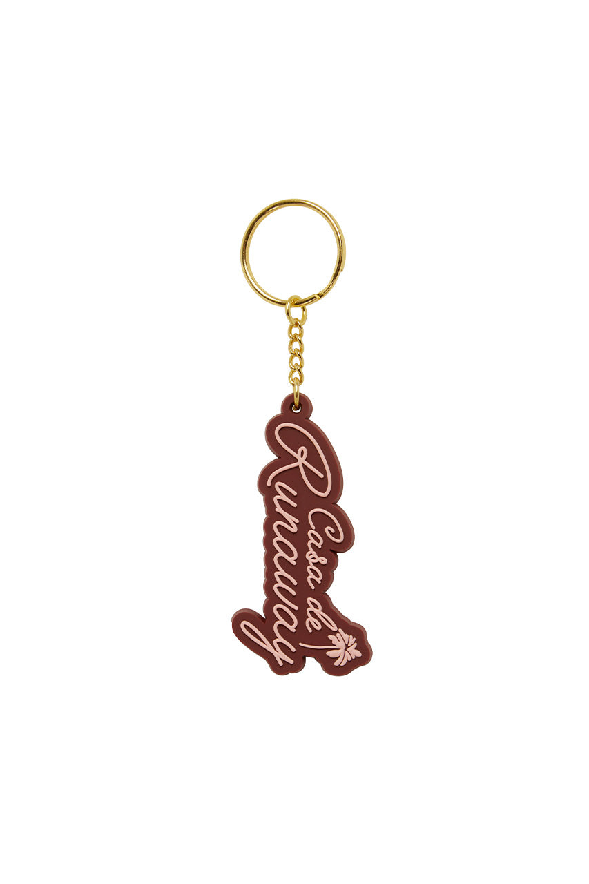 KEY TO MY HEART JELLY KEYCHAIN - CHERRY/MUSK - KEYCHAIN
