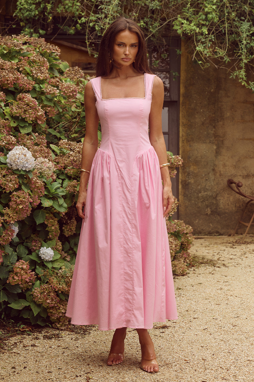 LANI MIDI DRESS - PINK - LANIMIDIDRESSPINK_2