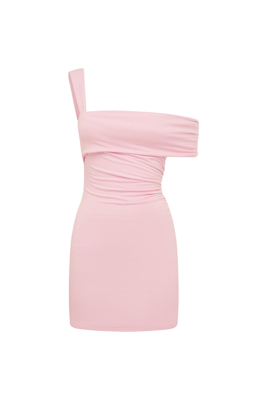 LARSEN ONE SHOULDER MINI DRESS - MUSK - LARSENONESHOULDERMINIDRESSMUSK_10