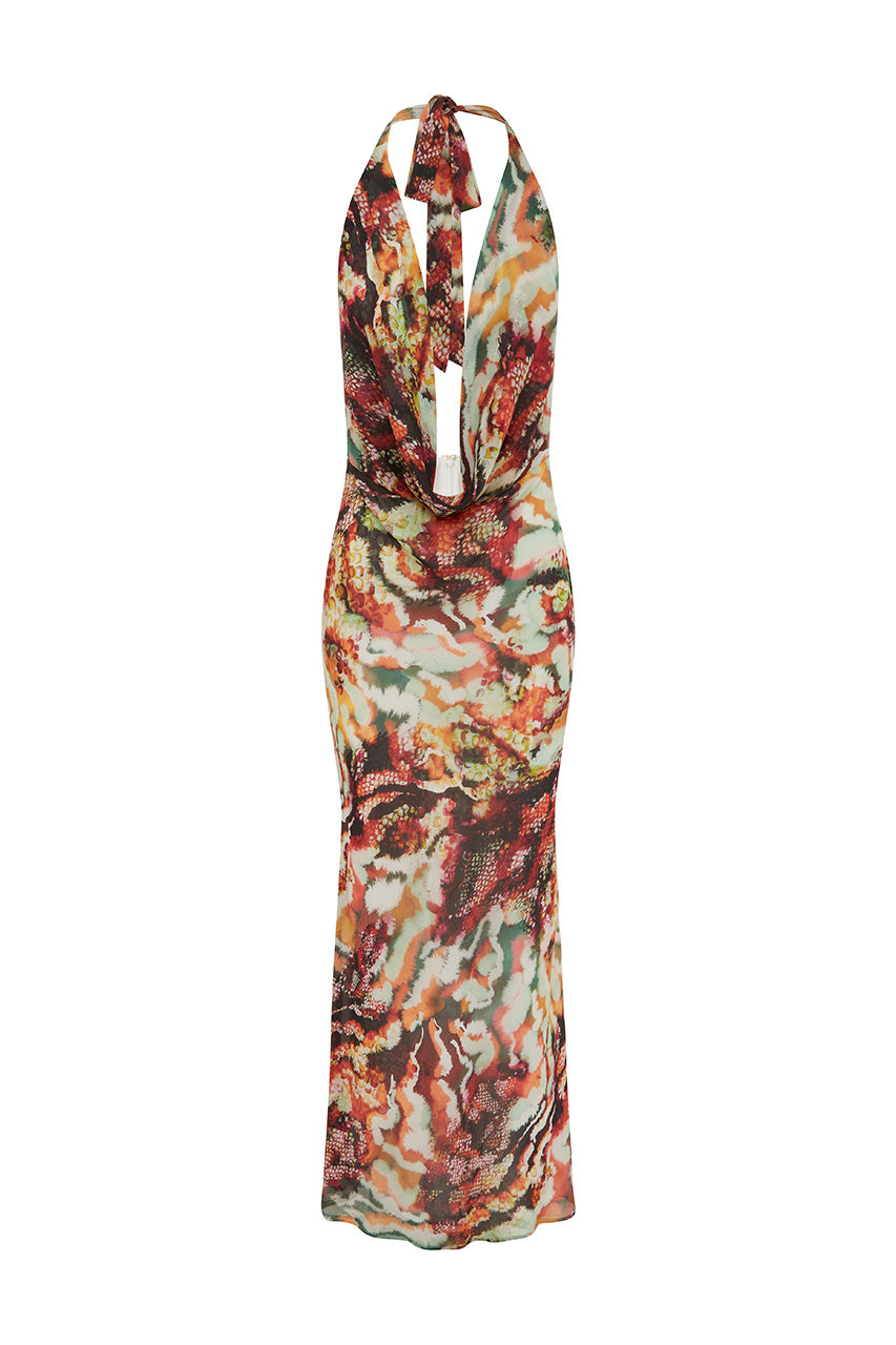 LEXIE MAXI DRESS - SONARA PRINT - LEXIEMAXIDRESSSONARAPRINT