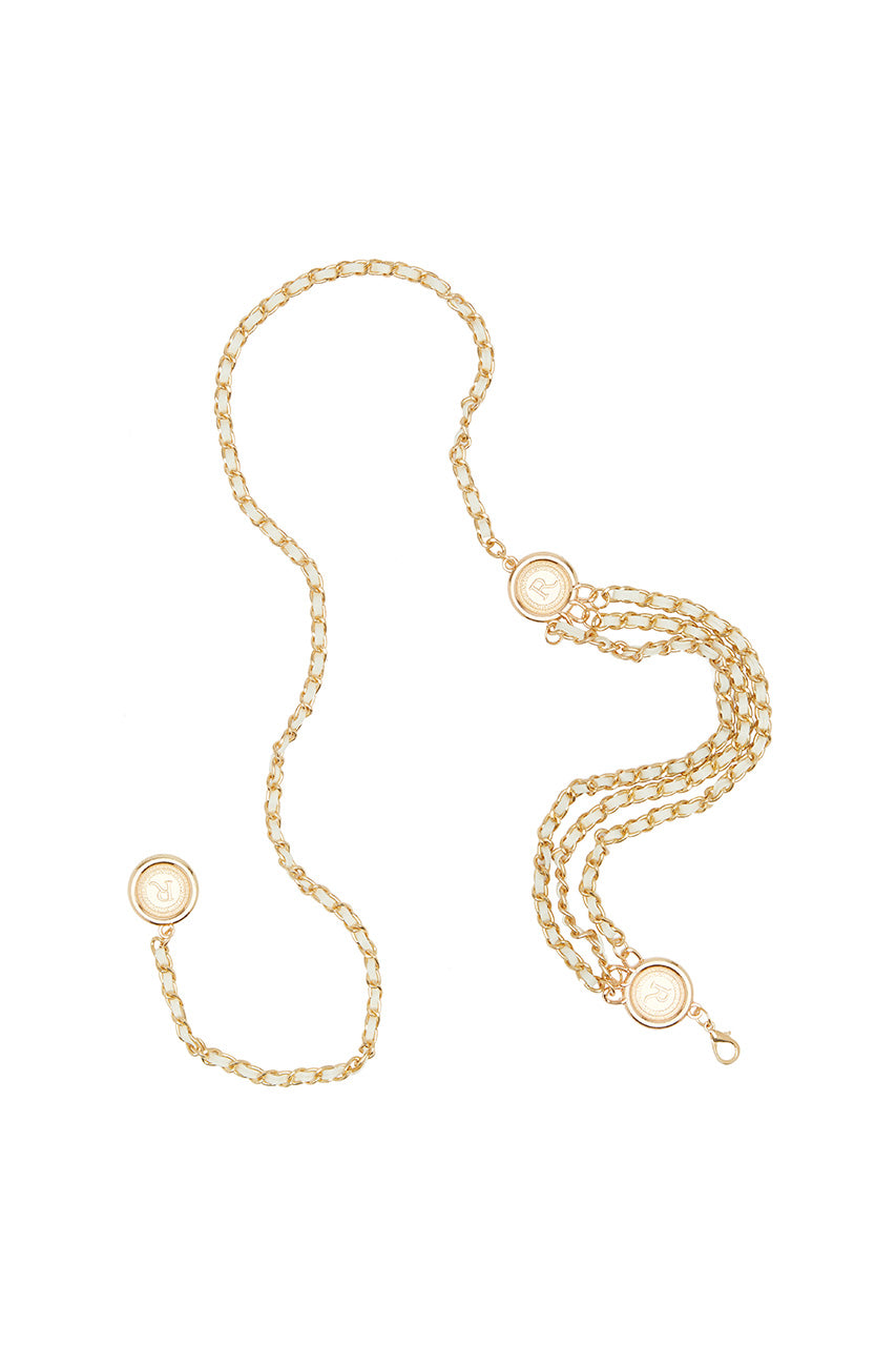 LIBERTY BELT - WHITE/GOLD L - LIBERTYBELT_1_-2