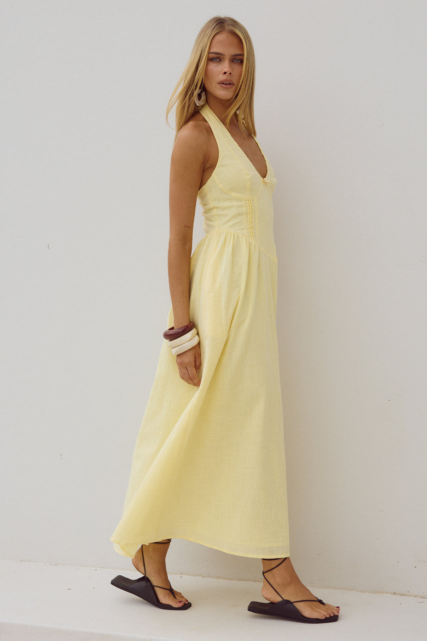 LIMONI MIDI DRESS - LEMON - LIMONI-MIDI-DRESS-LEMON-_5