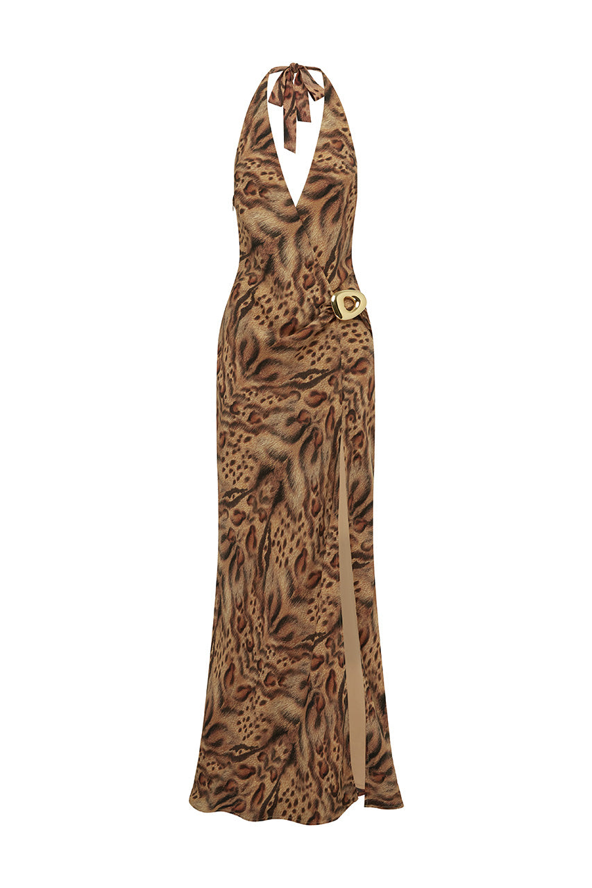 MABELLA HALTER MAXI DRESS - MENDEZ BROWN - MABELLAHALTERMAXIDRESSMENDEZBROWN_12