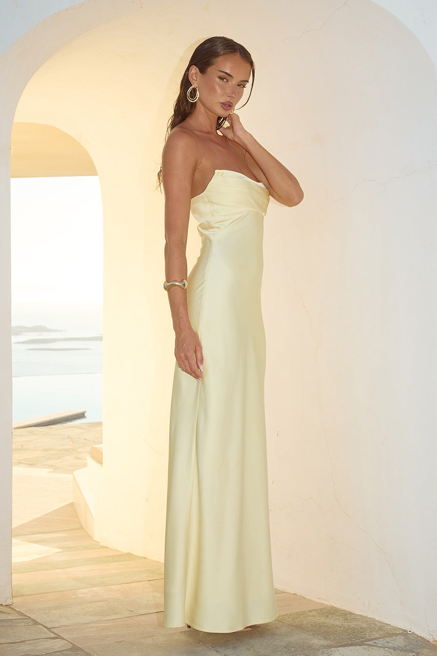 MADELEINE STRAPLESS MAXI DRESS - BUTTERMILK - MADELEINESTRAPLESSMAXIDRESS-BUTTERMILK_8