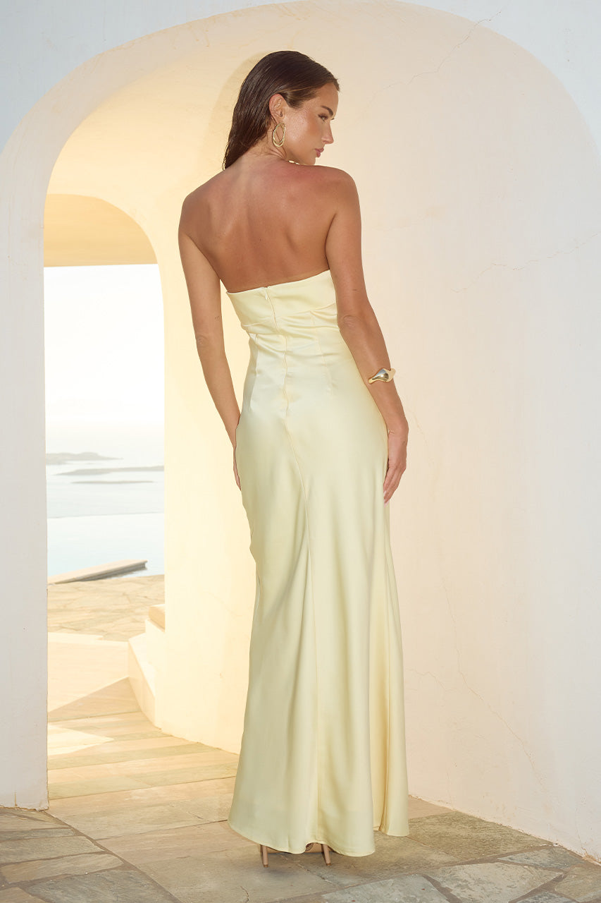 MADELEINE STRAPLESS MAXI DRESS - BUTTERMILK - MADELEINESTRAPLESSMAXIDRESS-BUTTERMILK_9