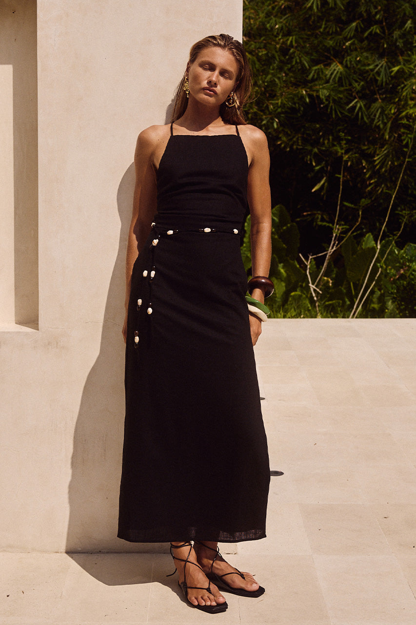 MADELENA MIDI DRESS - BLACK - MADELENAMIDIDRESSBLACK_1