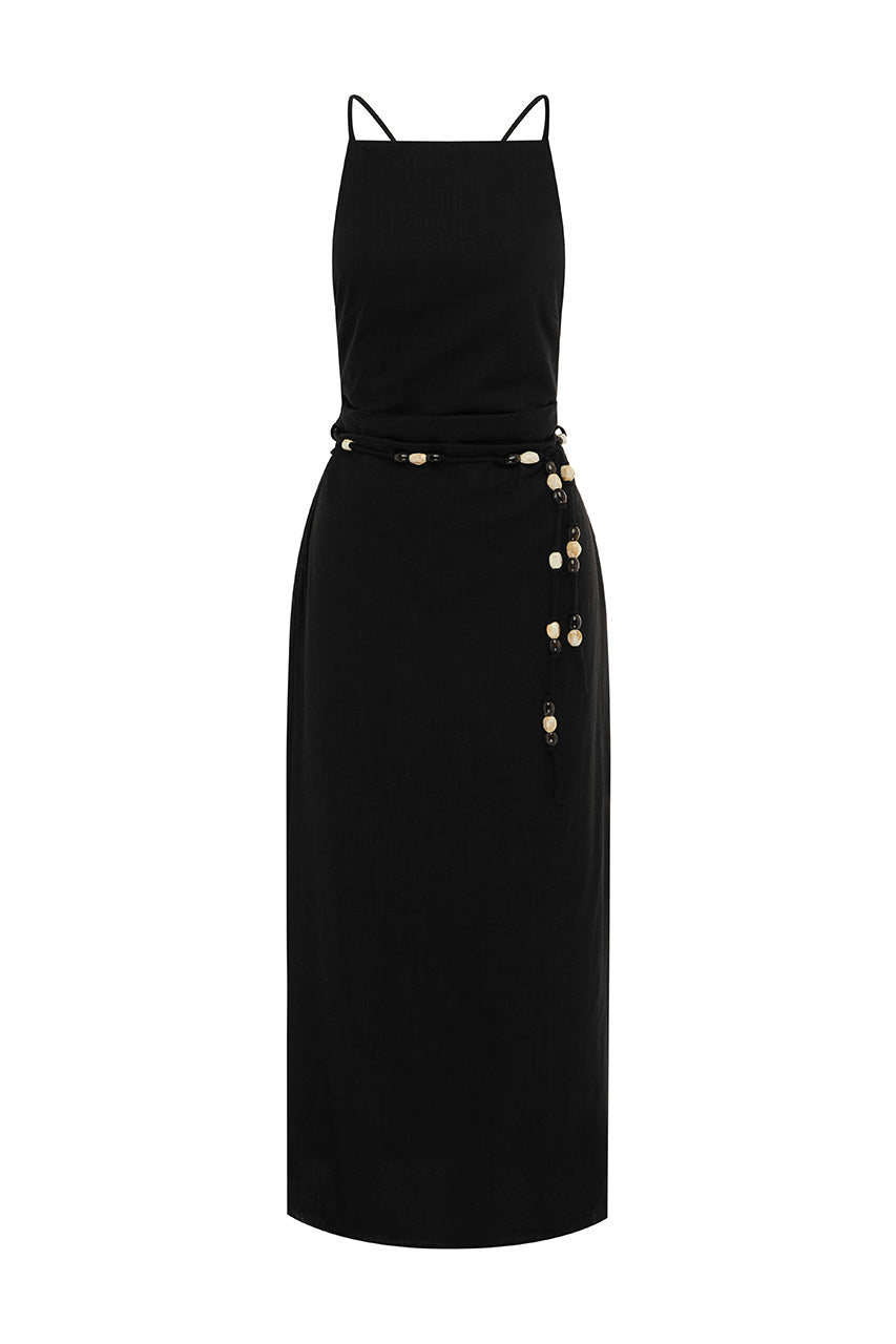 MADELENA MIDI DRESS - BLACK - MADELENAMIDIDRESSBLACK_8