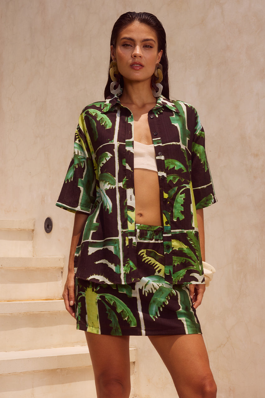 RASTIE MINI SKIRT - ARLO GREEN XXL - MATELO-SHIRT-ARLO-GREEN-x-RASTIE-MINI-SKIRT-ARLO-GREEN-_1
