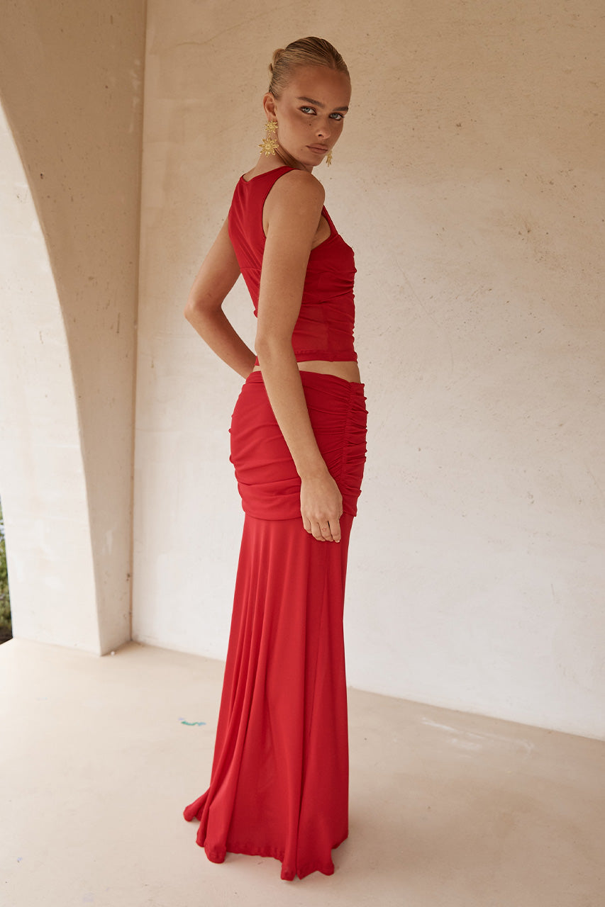 MEILA TOP - CHERRY - MEILATOPXMEILAMAXISKIRTCHERRY_1