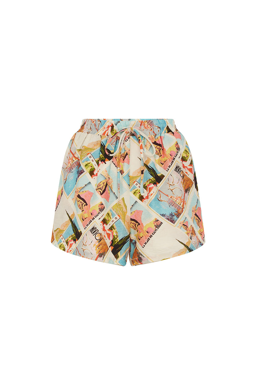OCTAVIA SHORT - VACAY AQUA XXL - OCTAVIASHORTVACAYAQUA