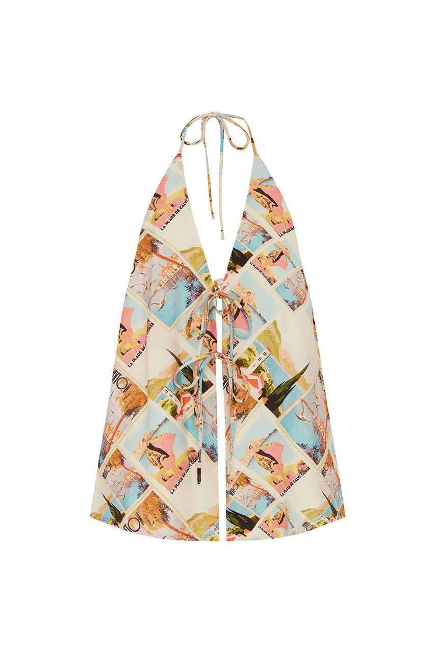 OCTAVIA TOP - VACAY AQUA XXL - OCTAVIATOPVACAYAQUA