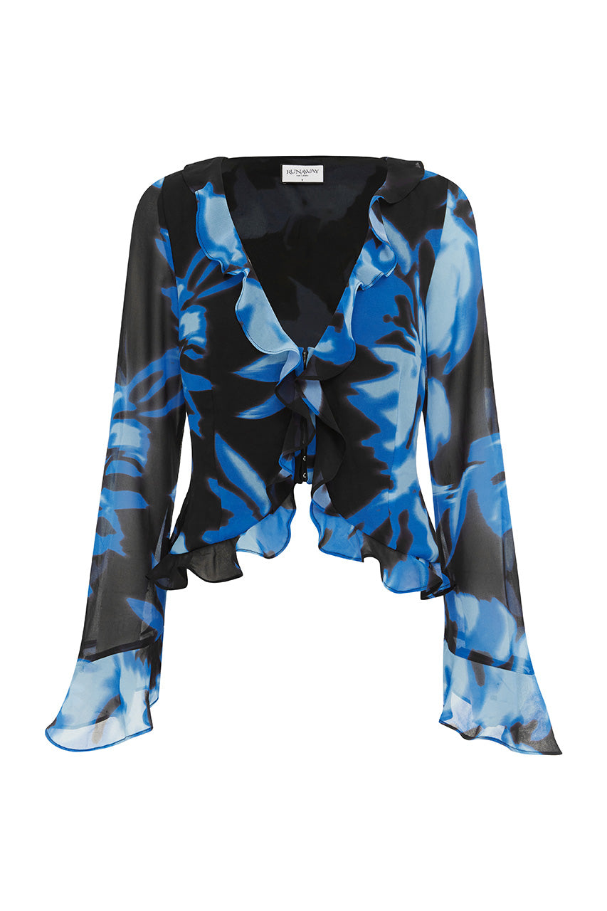 OLIMPIA TOP - AGAVE BLUE - OLIMPIATOPBLUE