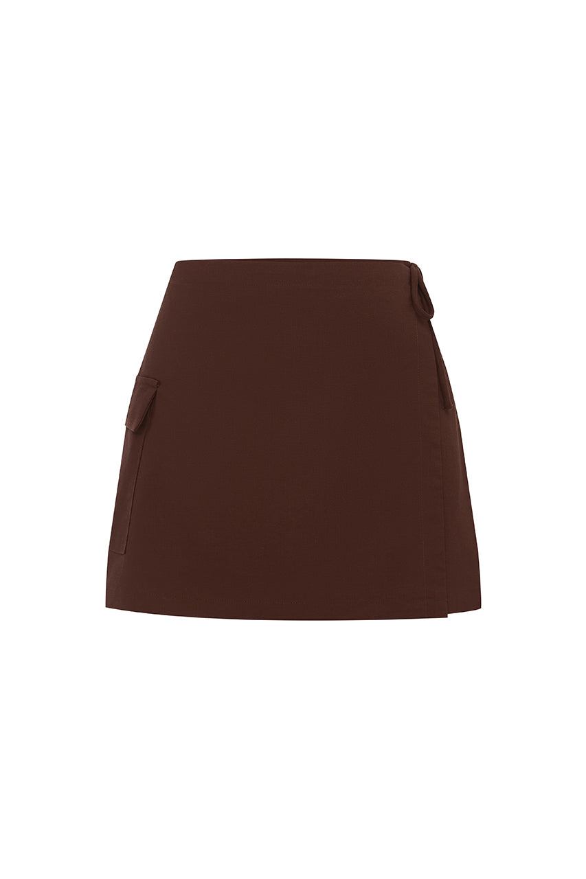 PICCILO SKIRT - CHOCOLATE - PICCILO-SKIRT-CHOCOLATE