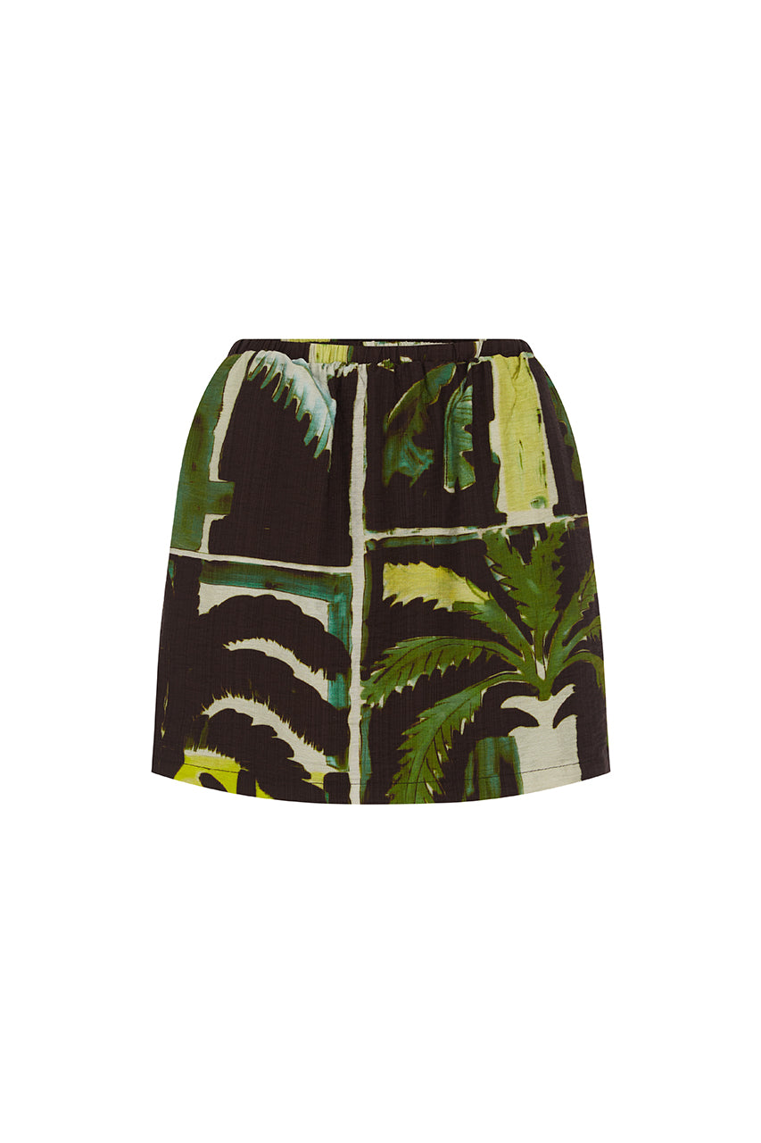 RASTIE MINI SKIRT - ARLO GREEN - RASTIE-MINI-SKIRT-ARLO-GREEN