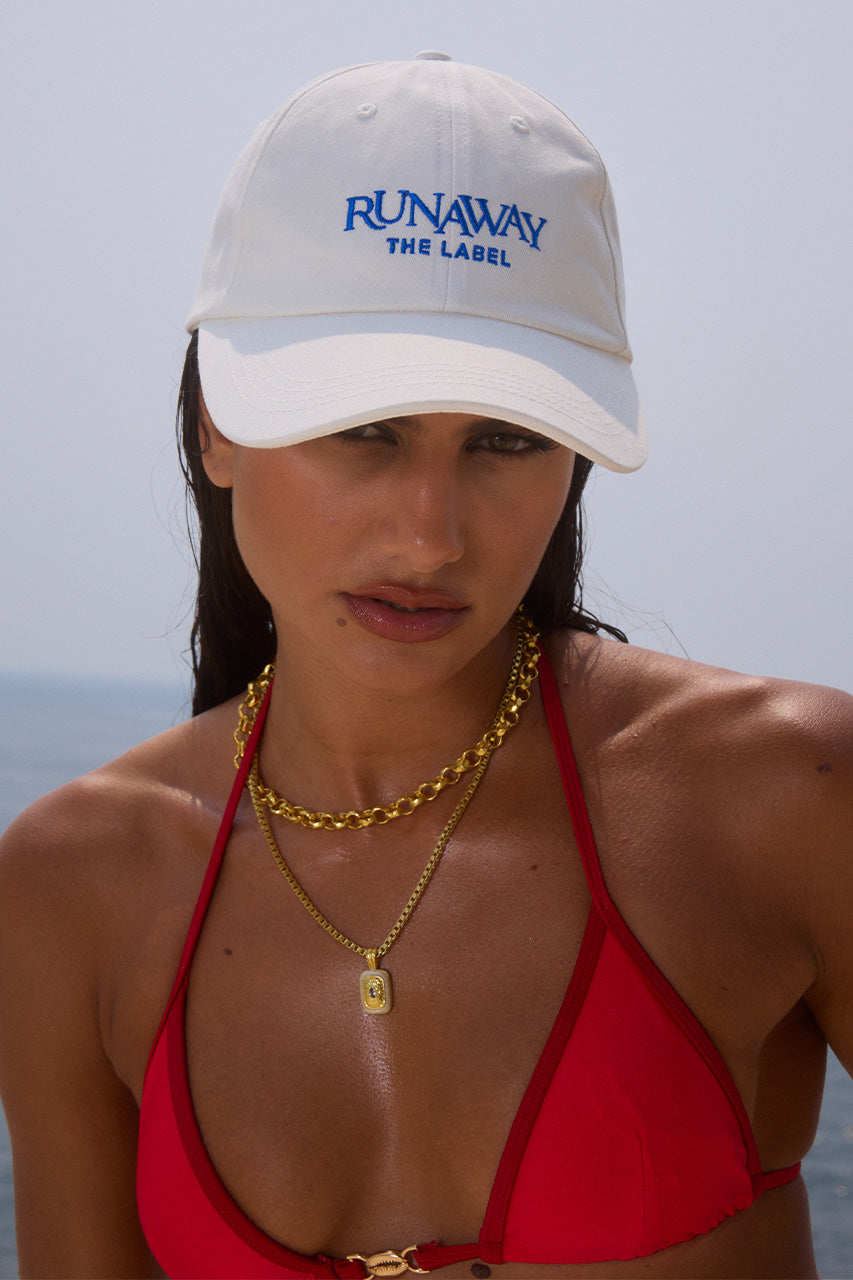 RUNAWAY CURSIVE CAP - IVORY O S - RUNAWAYCURSIVECAPIVORY_1_a030c577-ab91-4e0c-8407-f460178aa744