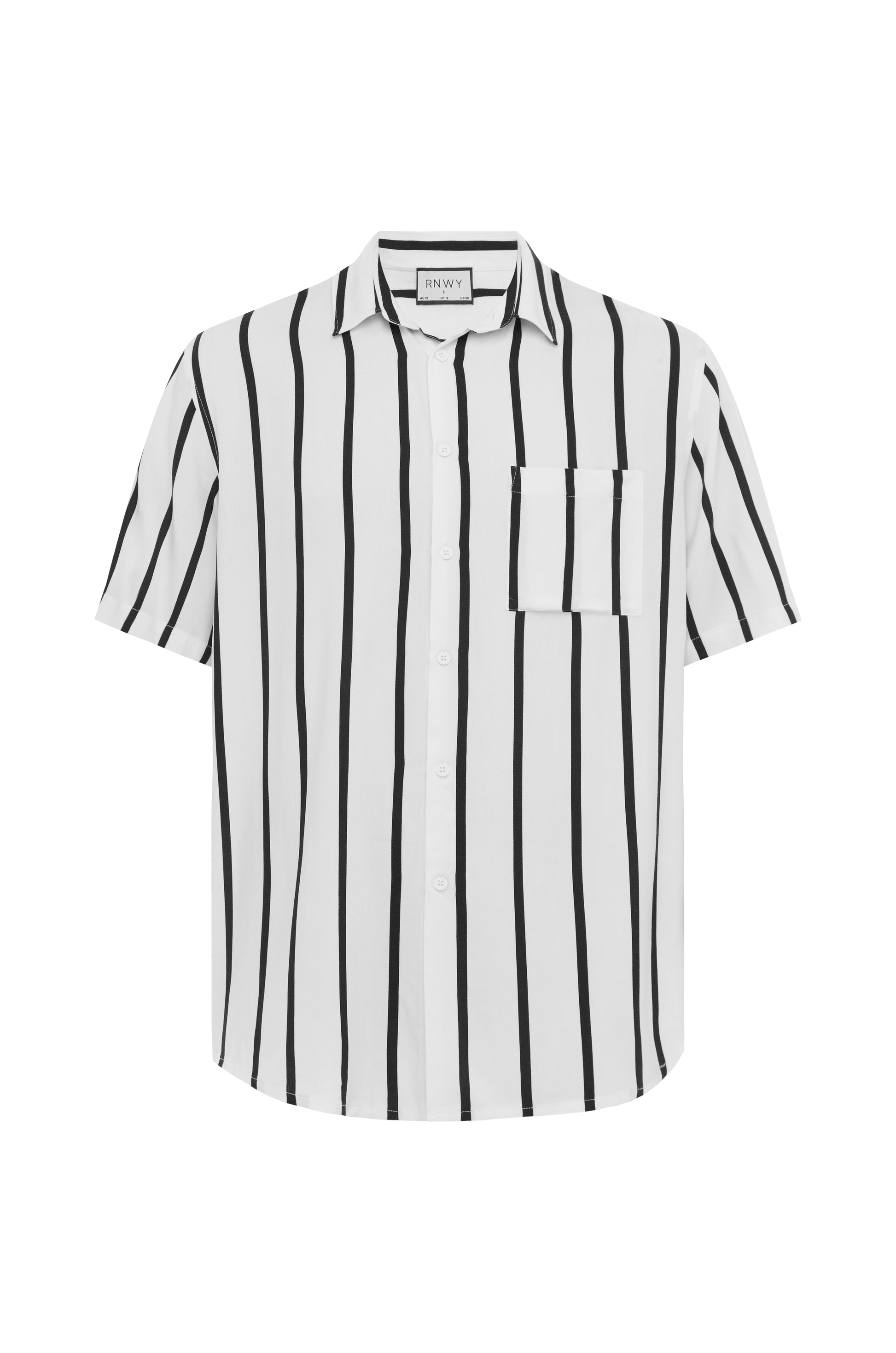 ELIJAH SHIRT - WHITE/BLACK - Runaway_B10_4