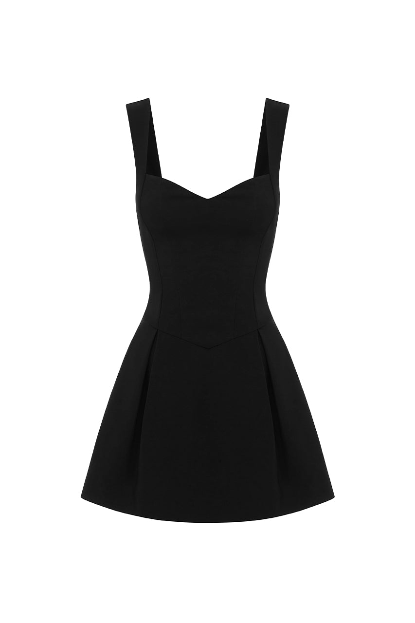 BETHANI MINI DRESS - BLACK - Runaway_B17_10