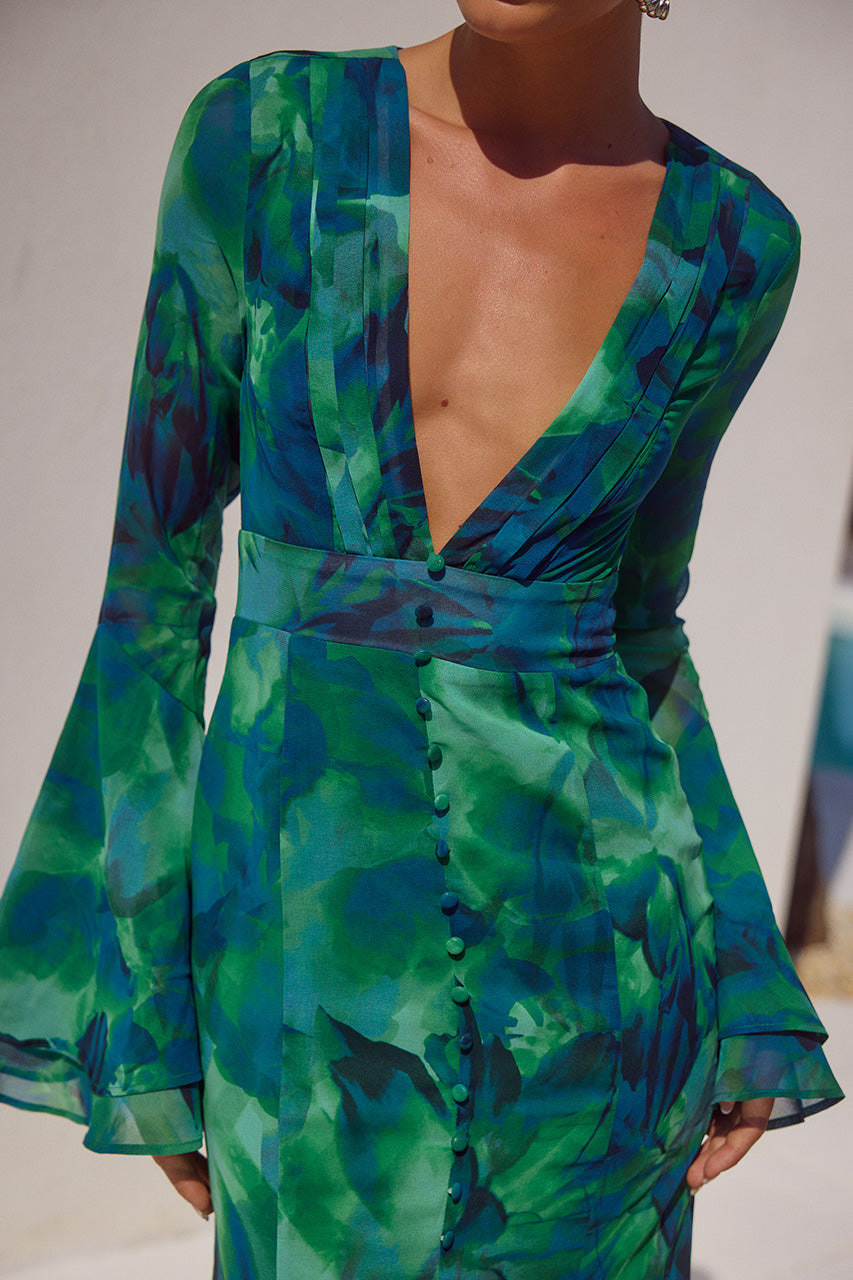 SARI MAXI DRESS - CALISTA GREEN - SARIMAXIDRESSCALISTAGREEN_3