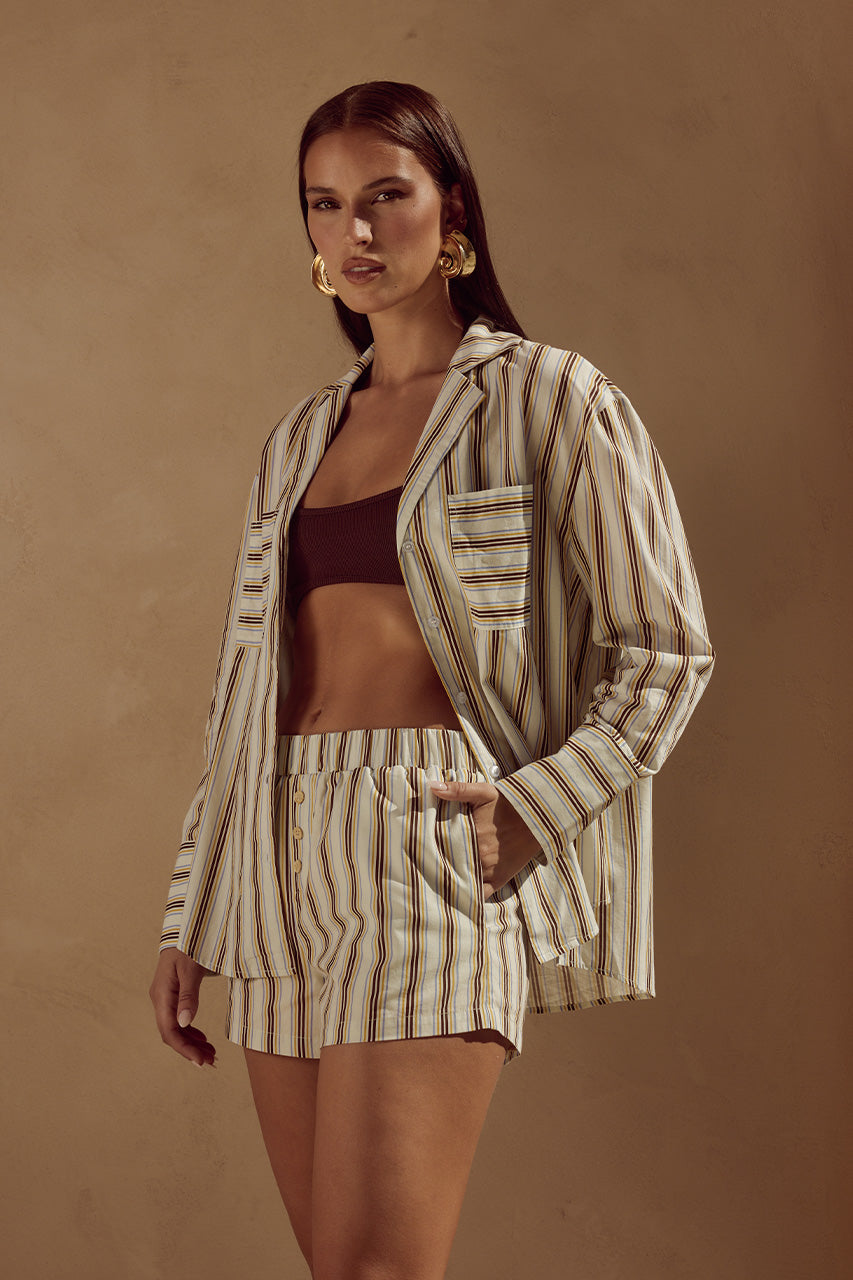 SUNMOR SHORT - VORY STRIPE XXL - SUNMORSHIRTXSHORTVORYSTRIPE_3