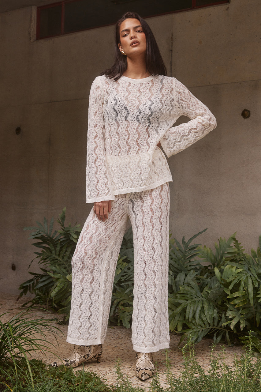 SAMARA TOP - CREAM - SW-2405241354