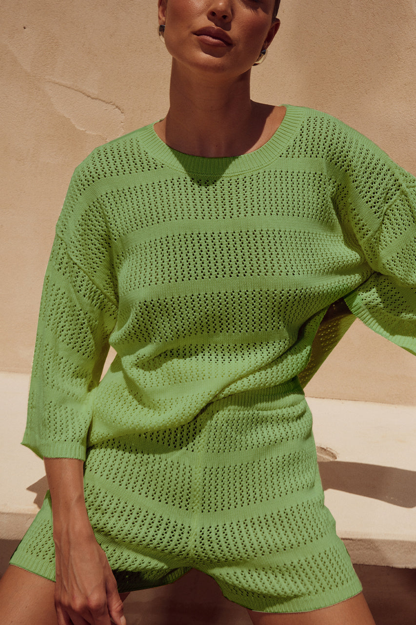 SAMIA SHORT - APPLE - Samia-Green-1_1820cce3-0487-4e39-833f-080199f184ba