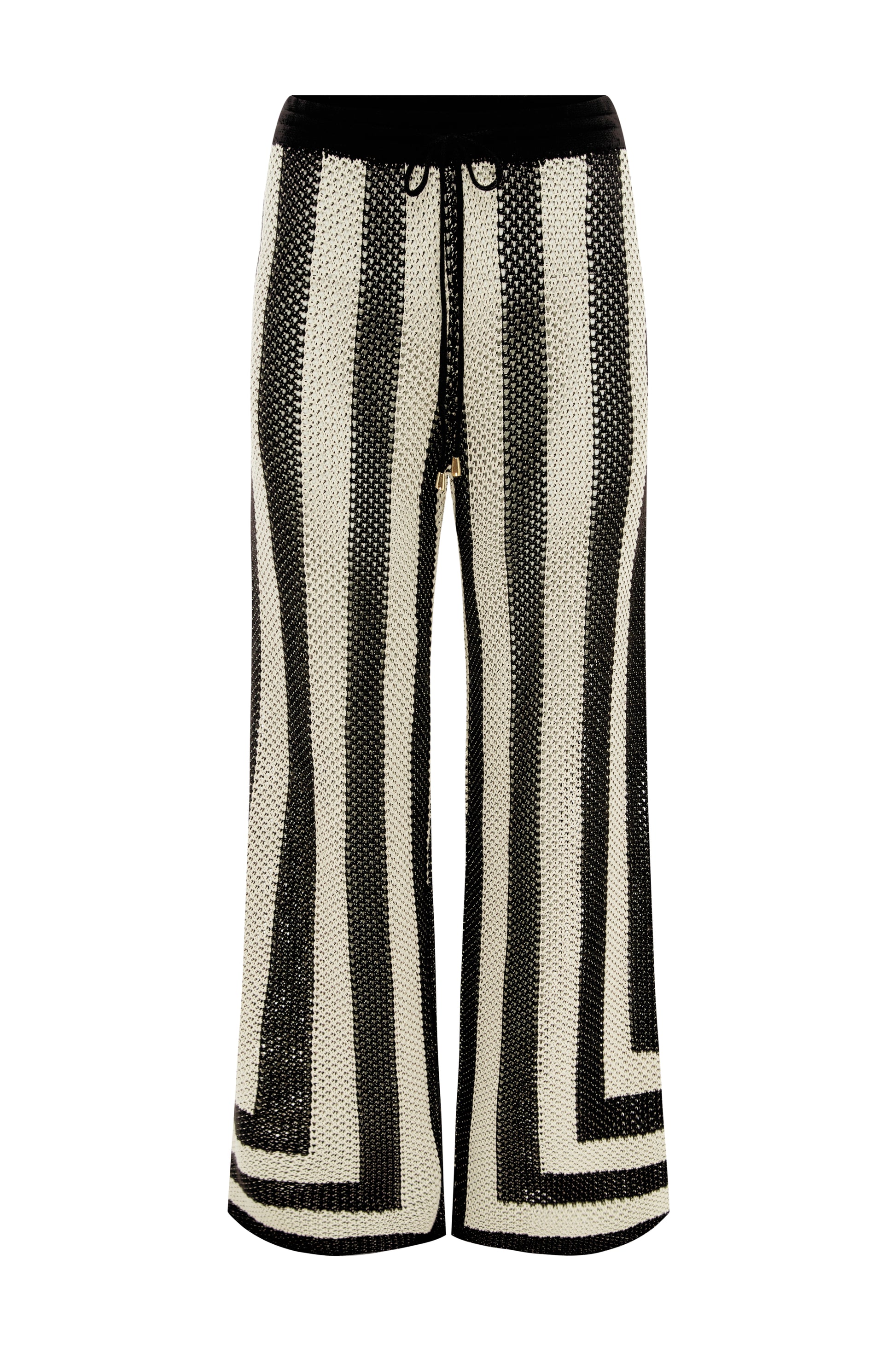 ZIGGY PANT - BLACK/SAND - SophiaPant-BlackCream