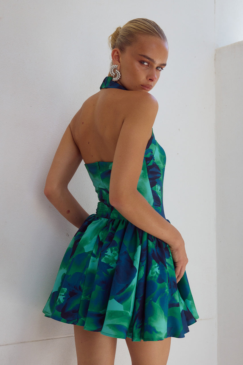 WINSLOW MINI DRESS - CALISTA GREEN - WINSLOWMINIDRESSCALISTAGREEN_5