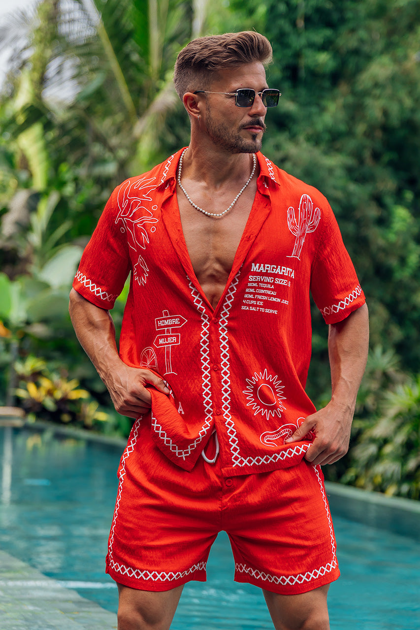 DIEGO SHIRT - RED - antonio.pozo-DiegoShirtxShortred