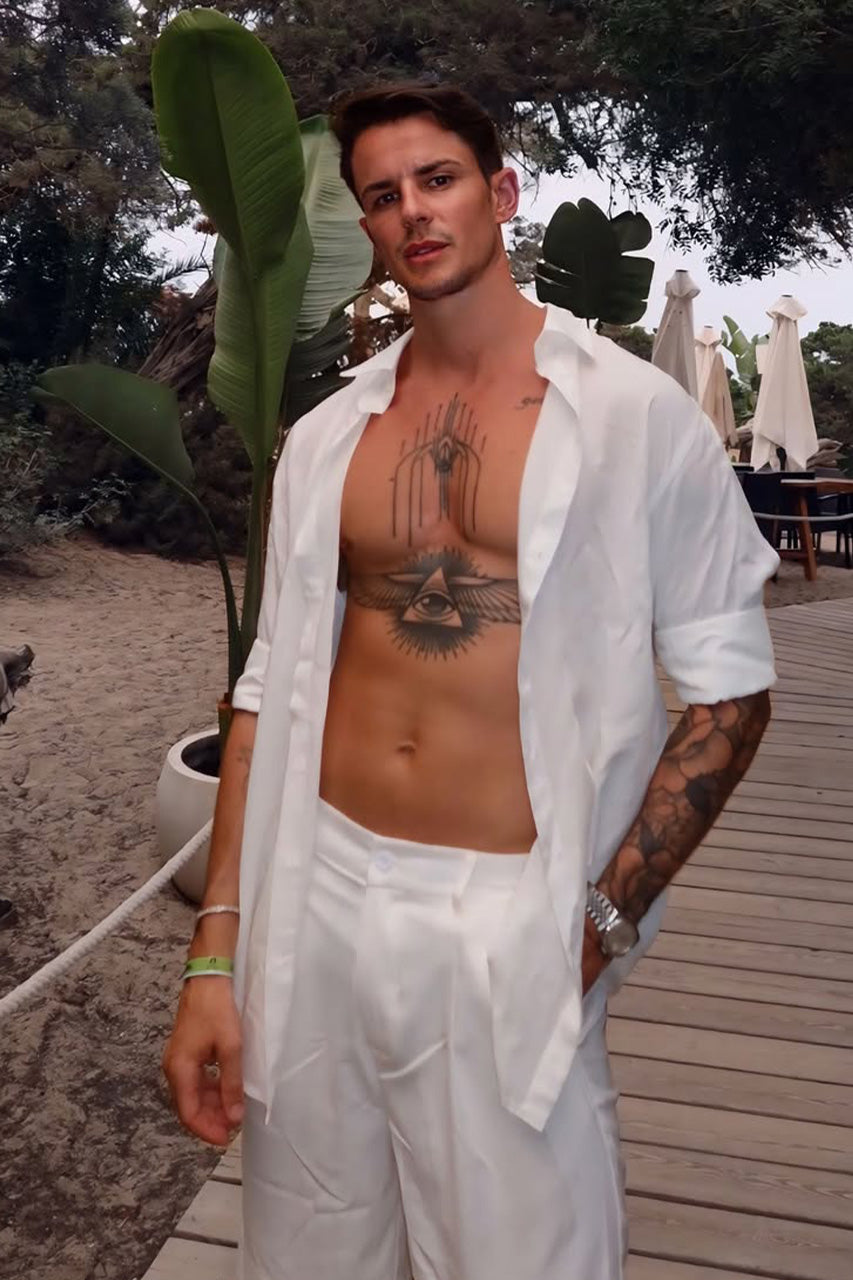 DAMON SHORTS - WHITE - mattseoli-Eddielongsleeveshirtxdamonshortwhite