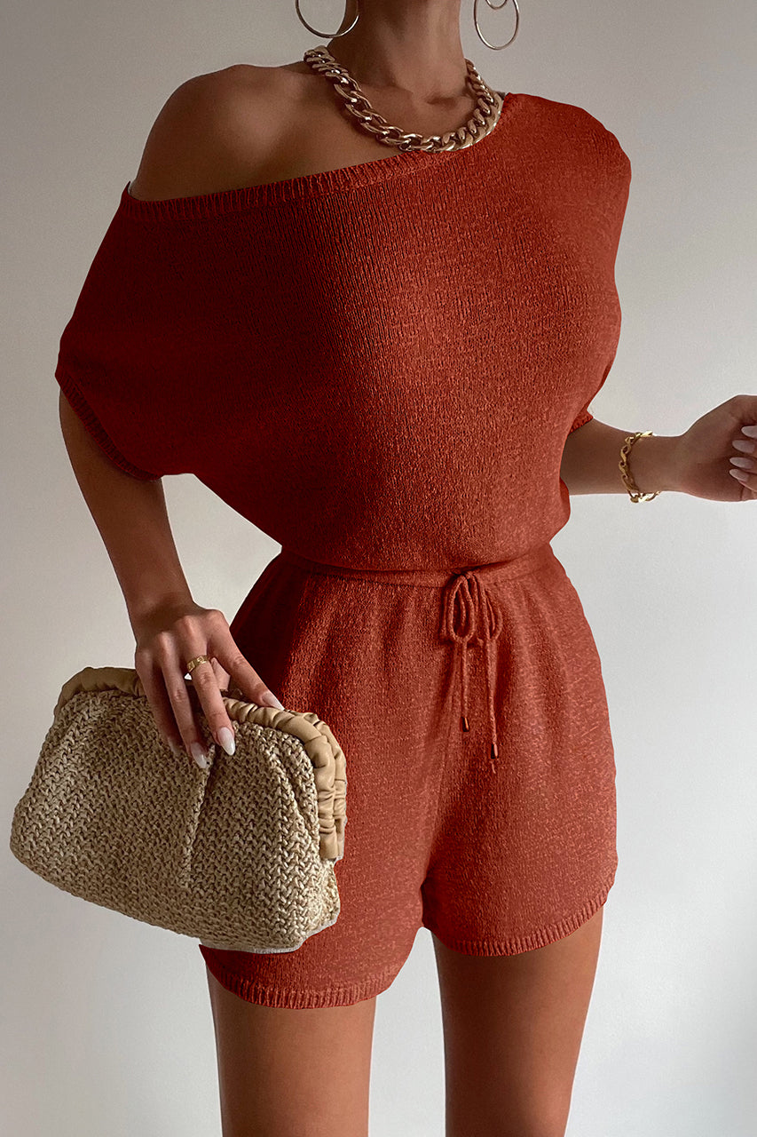 MIAMI KNIT PLAYSUIT - RUST - resized-playsuit-front-rust