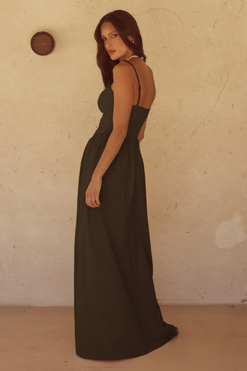 ZEPHY MAXI DRESS - CHOCOLATE - resized3